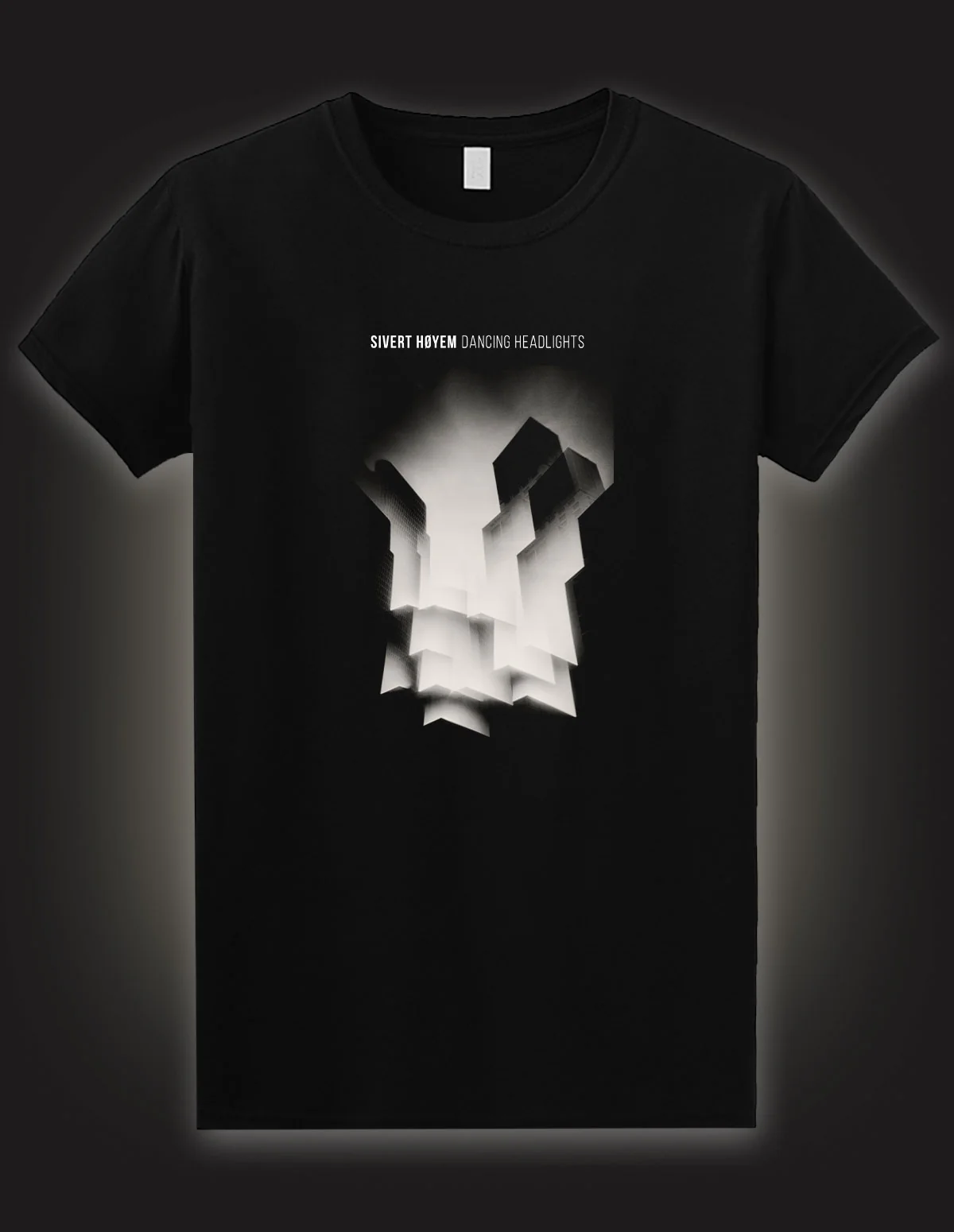 SIVERT HOYEM ""Dancing Headlights" T-Shirt BLACK